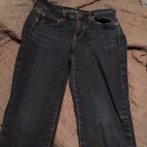 American Eagle straight stretch jeans